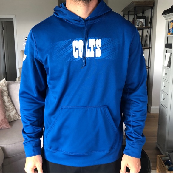 nike colts hoodie sweatshirt